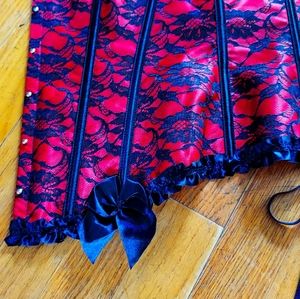 NEVER WORN Boudoir Boned Corset and Panties